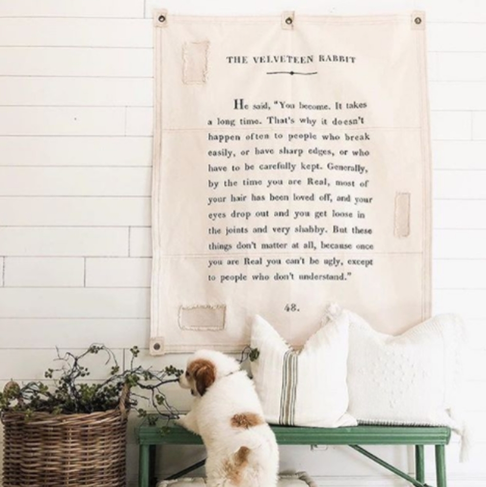 COPY - Sugarboo velveteen rabbit wall art tarp nu…